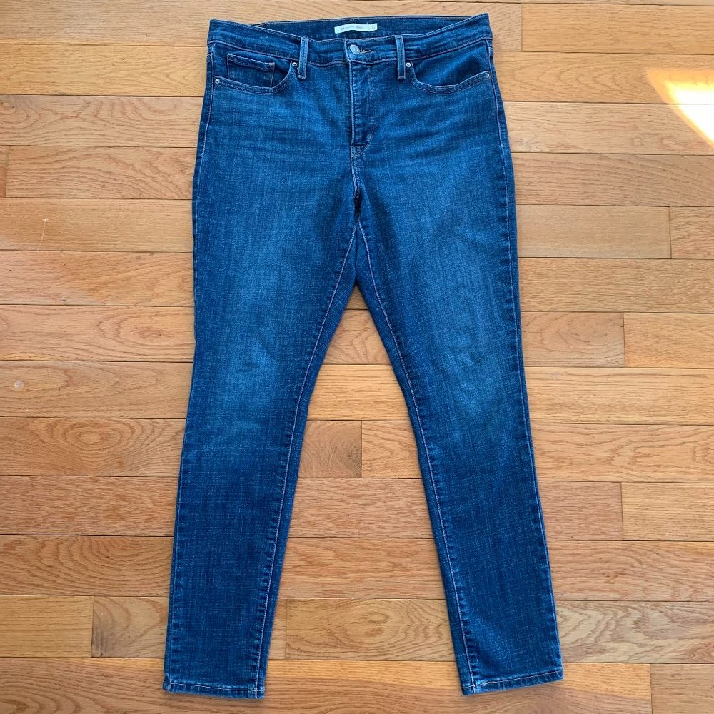 LEVI’S 311 Shaping Skinny Fit Blue Denim Jeans Women's 32 x 30 (29)